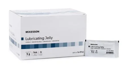 McKesson McKesson Lubricating Jelly 5 Gram Individual Packet Sterile – 16-8946