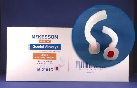 McKesson McKesson Oropharyngeal Airway Guedel 50 mm Length Blue – 16-251G