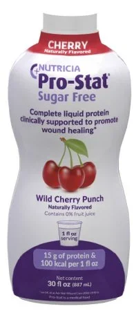 Medical Nutrition USA Pro-Stat Sugar-Free Protein Supplement Wild Cherry Punch Flavor 30 oz. Bottle Ready to Use – 10064