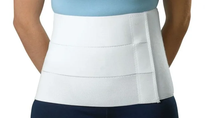 Medline Premium Tri-Panel Abdominal Binders: Small/Medium, 1 Count