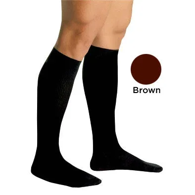 Men’s Firm Support Socks 20-30mmHg Brown Medium