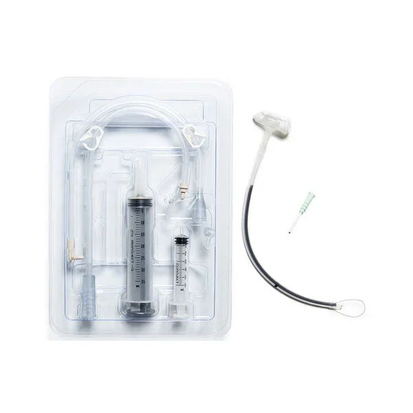 MIC-KEY Low-Profile Transgastric-Jejunal Feeding Tube, 18 Fr, 2.5 cm Stoma Length, 45 cm Jejunal Length