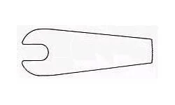 MicroAire Surgical Instruments General Purpose Blade Sagittal Saw Blade 9.4 X 40.1 X 0.6 mm Stainless Steel Sterile Fine Tooth – ZS-040