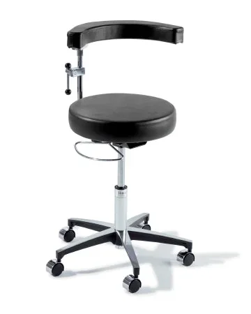 Midmark Ritter 279 Classic Series Air Lift Surgeon Stool Backrest Air Lift, Pneumatic Height Adjustment, Hand Controlled, 8 Inch Hand Ring 5 Casters Ultrafree Restful Path – 279-001-868