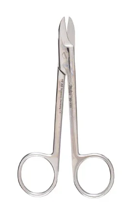 Miltex Miltex Wire Cutting Scissors 4-1/4 Inch Length OR Grade Stainless Steel (German) NonSterile Finger Ring Handle Straight Blade Blunt/Blunt – 9D-132