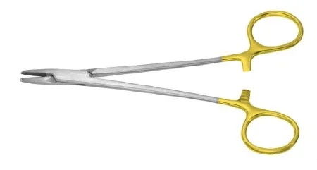 Miltex Needle Holder 6 Inch Serrated Jaw Finger Ring Handle – PM-2120