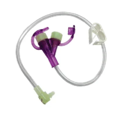 Mini ONE Continuous Feeding Set 24″ Purple Enfit Adapter Both Ports