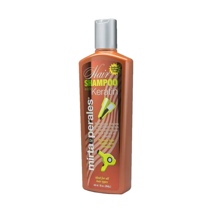 Mirta De Perales Hair Shampoo with Keratin, 16 oz