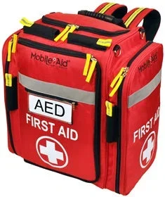 MobileAid XL AED & First Aid Backpack (Empty) by LifeSecure