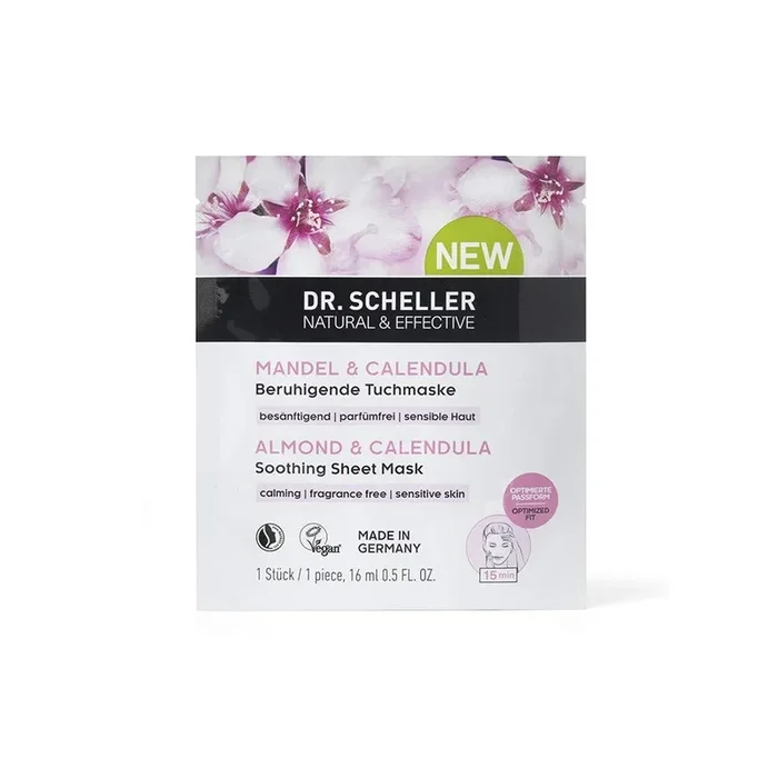 Natural & Effective Almond & Calendula Soothing Sheet Mask