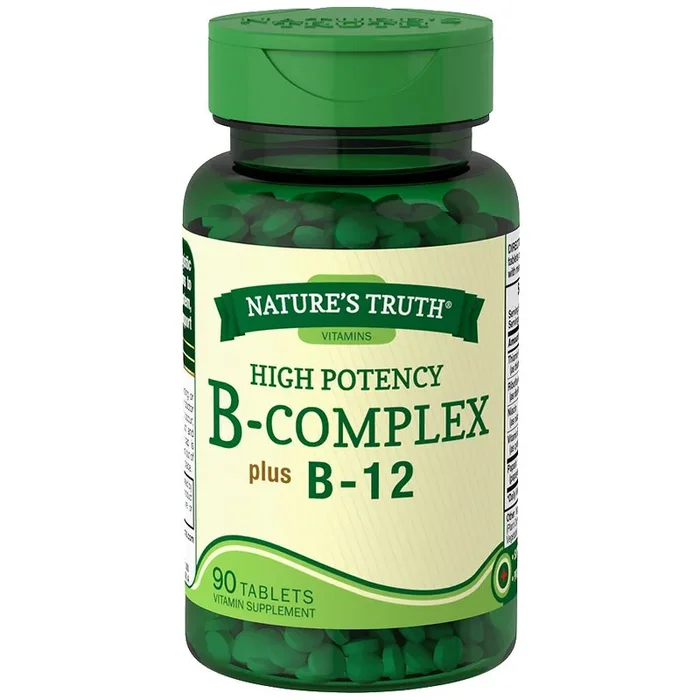 Nature’s Truth High Potency B Complex plus B12 90 Tablets