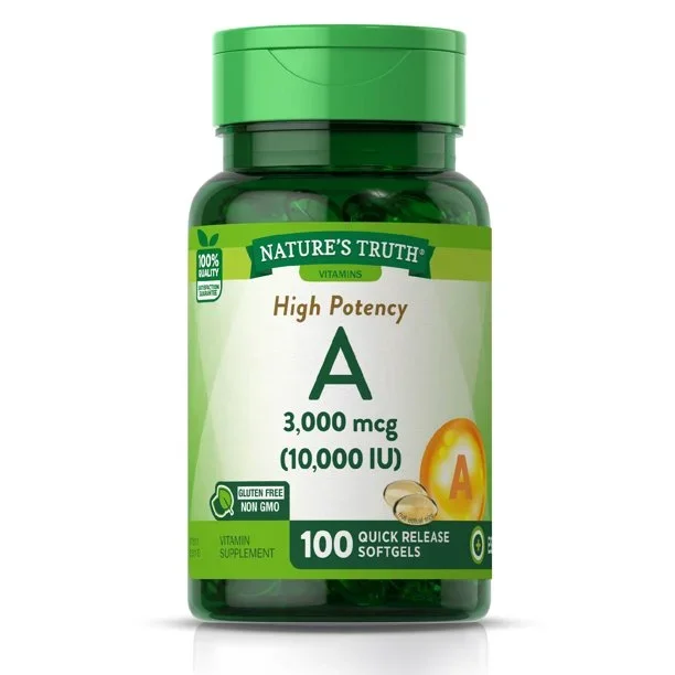 Nature’s Truth Vitamin A 10,000 IU 100 Release rápida Softgels