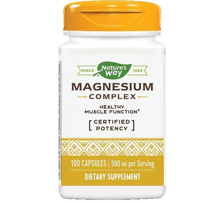 Nature’s Way Magnesium Complex 500mg Capsules 100ct