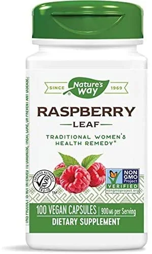 Nature’s Way Red Raspberry Hojas 450 mg