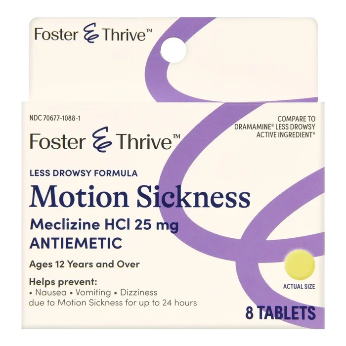 Nausea Relief Foster & Thrive 25 mg Strength