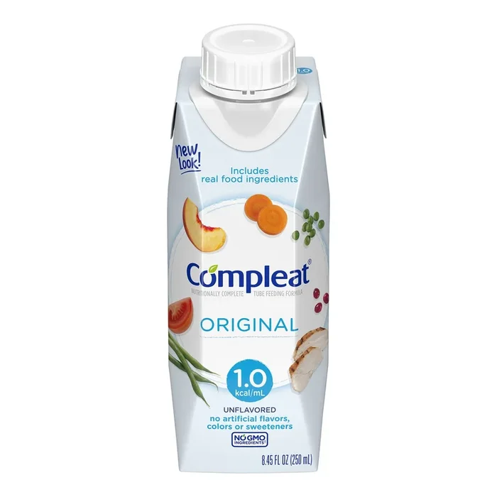 Nestle Compleat Tube-Feeding Formula 250 mL, 8.45 oz Ready-to-Use Carton