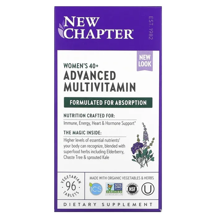 New Chapter Women’s 40+ Advanced Multivitamin(96 count) #10065476