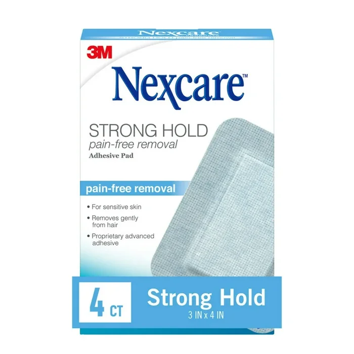 Nexcare String Hold Adhesive Pads 3″ x 4″ 4ct