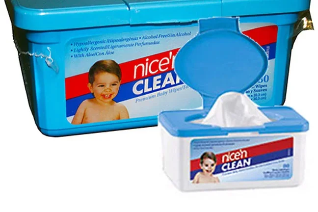 Nice and Clean Baby Wipes Scented 7″ x 8″