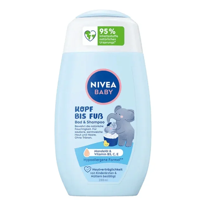 Nivea Baby Head to Toe Bath & Shampoo (200 ml) #10089800