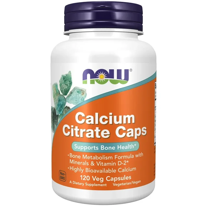 Now Calcium Citrate Vegetable Capsules 120ct