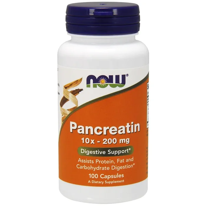 NOW Pancreatin 10x-200mg (100 count) #10076078