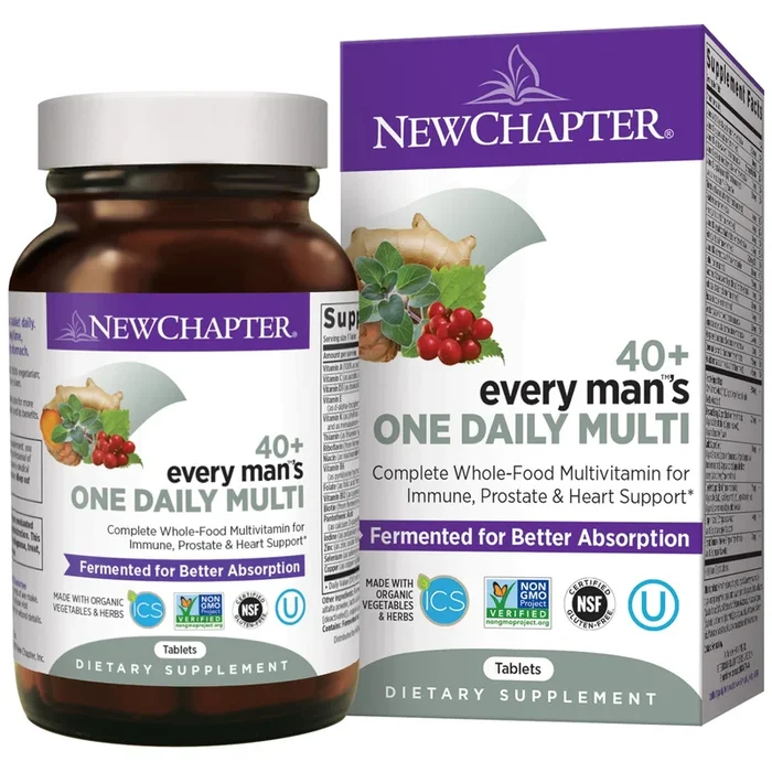 Nuevo capítulo cada hombre One One Daily 40+ Multivitamin 48 tabletas