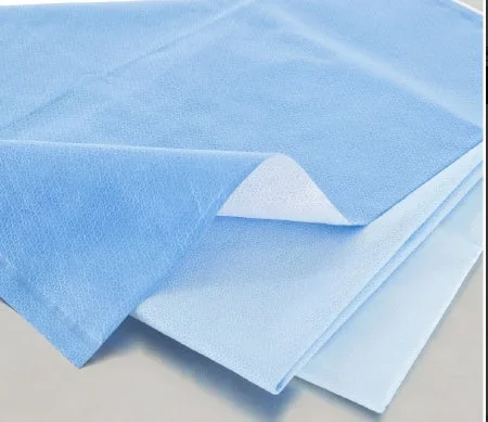 O&M Halyard Inc H200 HALYARD* QUICK CHECK* Sterilization Wrap White / Blue 48 X 48 Inch Dual Layer SMS Polypropylene – 34149