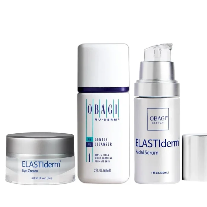 Obagi Elastiderm Power DUO (Elastiderm Facial Serum + Elastiderm Eye Cream + FREE Gentle Cleanser Trial Size) $325 Value