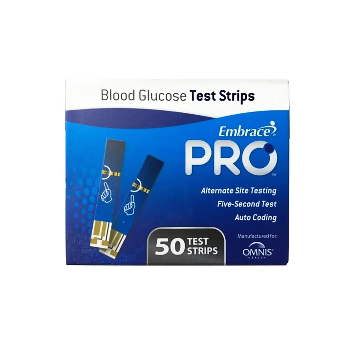 Omnis Health Embrace PRO™ Blood Glucose 50 ct. Test Strips