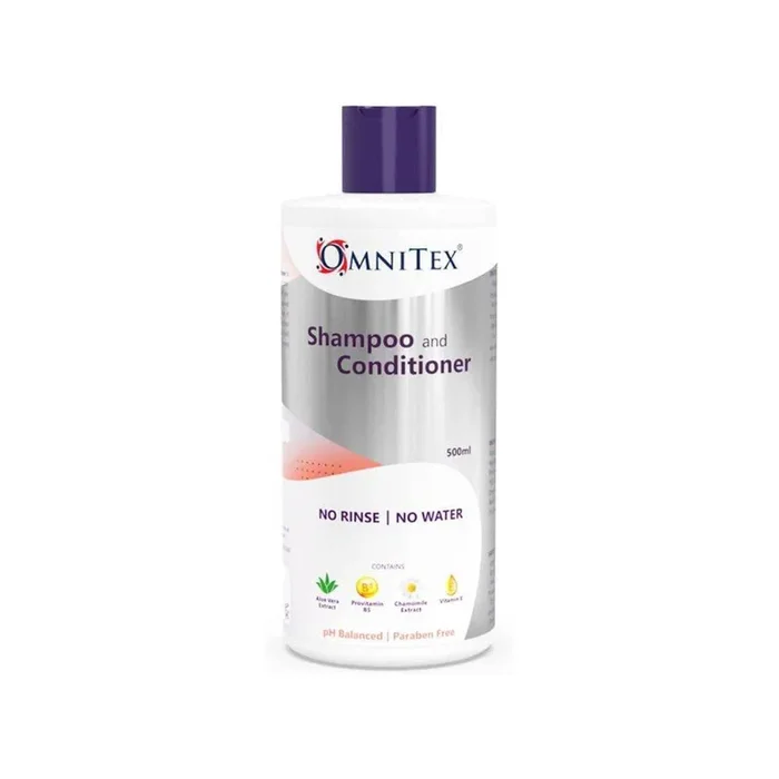 Omnitex 500ml Rinse Free Shampoo & Conditioner