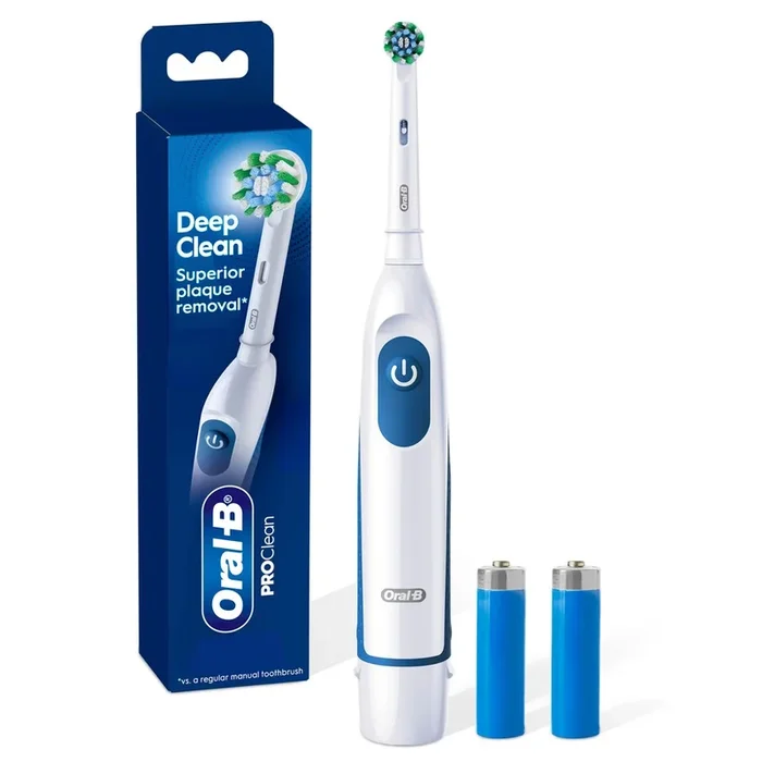 Oral-B ProClean Battery Electric Toothbrush – Deep Clean White
