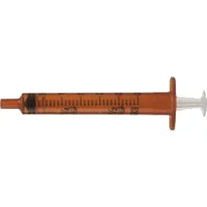 Oral Syringe with Tip Cap 5 mL, Amber (500 count)