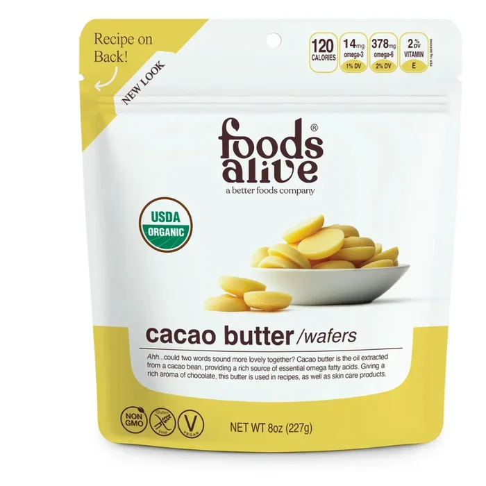 Organic Cacao Butter Wafers