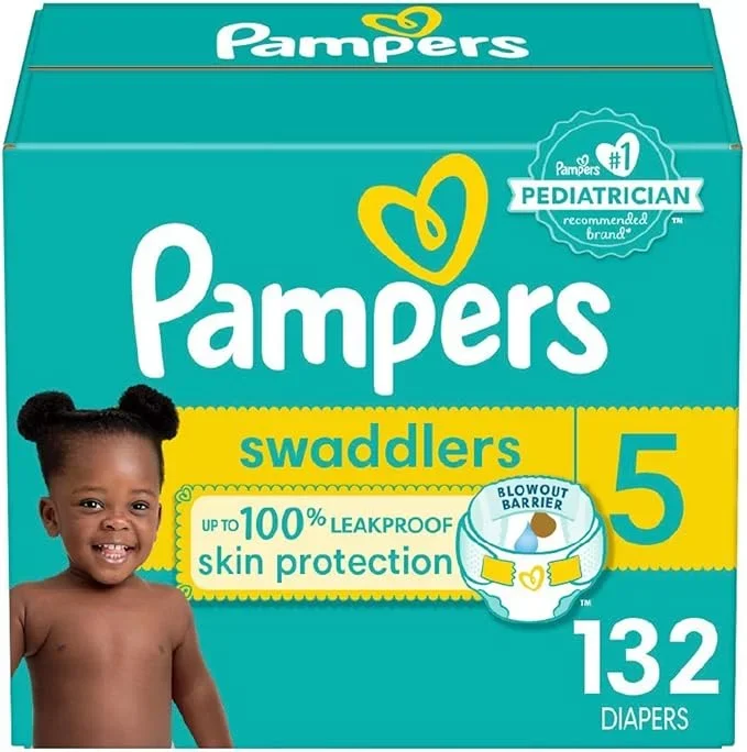 Pampers Swaddlers Diapers – Size 5