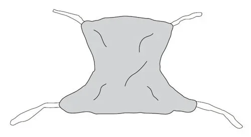 Patient Sling Full Body Mesh Large 58 x 45