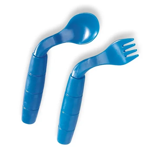 Patterson Medical EasieEaters Curved Utensils