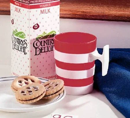 Patterson Medical Supply Drinking Mug 12 oz. Red / White Plastic Reusable – 1120