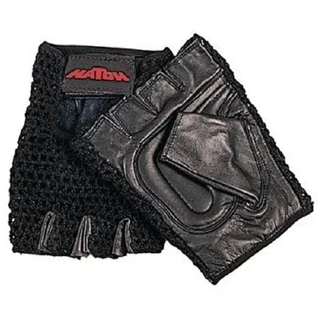 Patterson Medical Supply Impact Glove Half Finger Large Black Hand Specific Pair – 660802