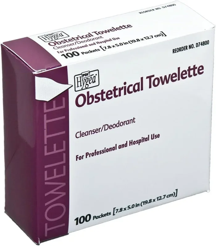 PDI Hygea Obstetrical Personal Cleansing Towelettes