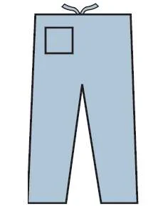 Precept Medical Products Coolwear Scrub Pants Medium Medium Blue Unisex – 1518