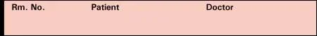 Precision Dynamics TimeMed Pre-Printed Label Timemed Communication Fill In Rm. No., Patient, Doctor Pink 4-1/2 X 1/2 Inch – N-5-4