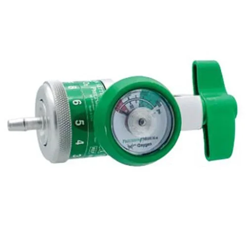 Precision Medical EasyDial Reg 870 Yoke Style 0-4000 cc/min Oxygen Regulator