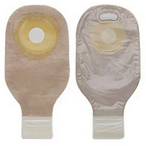 Premier 1-Piece Drainable Pouch Precut 1-3/16″, Lock N Roll, Transparent