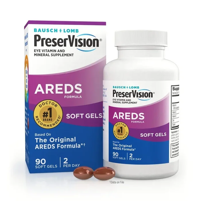 Preservisión de Bausch & Lomb Areds Vitamina 90 Softgels