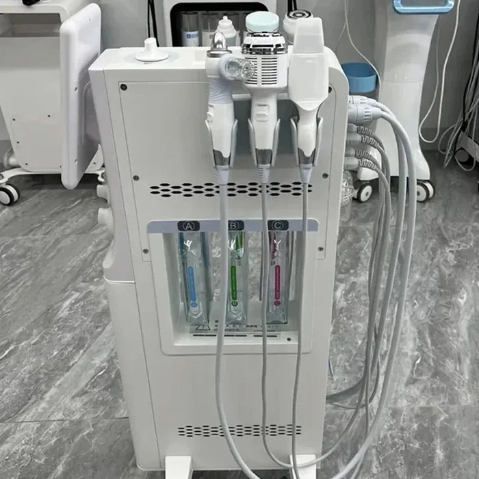 Professional 6-in-1 Microdermabrasion Facial Machine with Water Oxygen, Hydra Dermabrasion, and Aqua Peeling