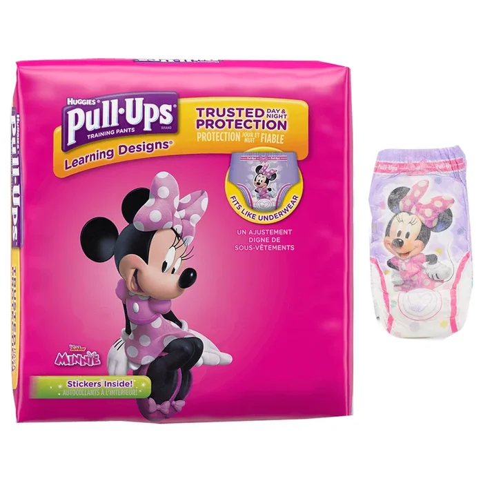 Pull-Ups Learning Designs Girls’ Training Pants, 4T-5T, 17 Ct