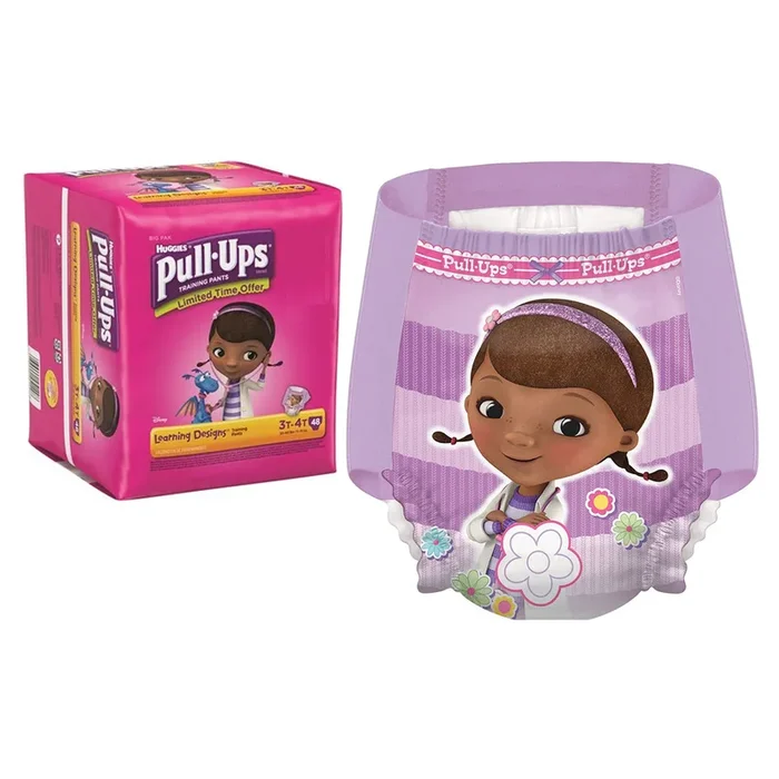 Pull-Ups Learning Designs Training Pants, Girl, 3T-4T, Giga Pack