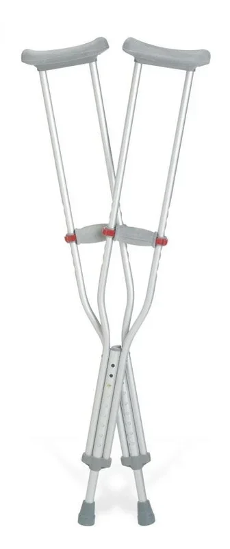 RedDot Aluminum Crutches -Case of 8