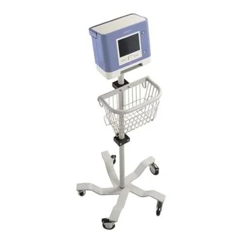 Respironics Mobile Roll Stand, for Trilogy 100 Ventilator, With Basket, Five Leg Base
